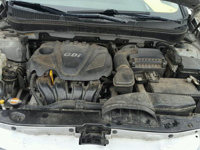 5NPEB4AC7BH284328 - 2011 HYUNDAI SONATA GLS SILVER photo 7