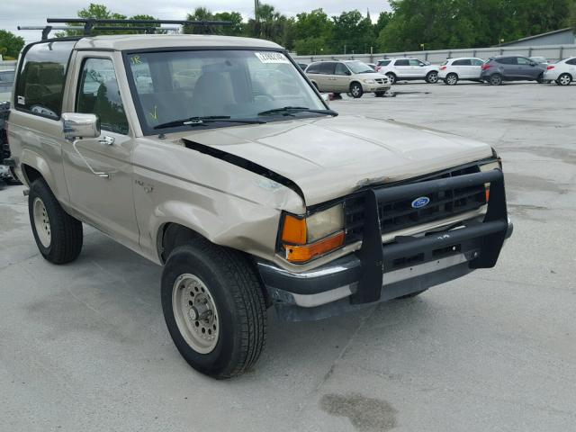 1FMCU14T1LUA31214 - 1990 FORD BRONCO II TAN photo 1