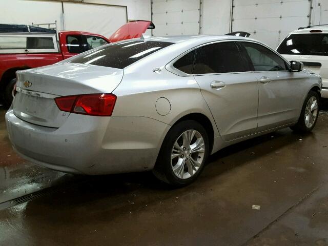 1G1115SL8EU100670 - 2014 CHEVROLET IMPALA LT SILVER photo 4