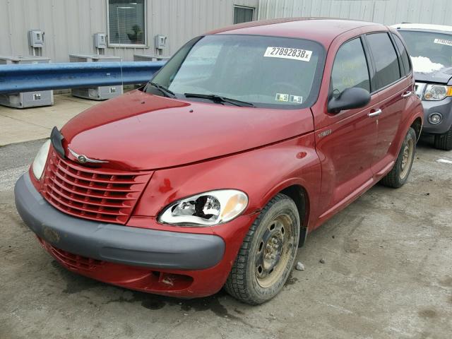 3C4FY48B63T623730 - 2003 CHRYSLER PT CRUISER BURGUNDY photo 2