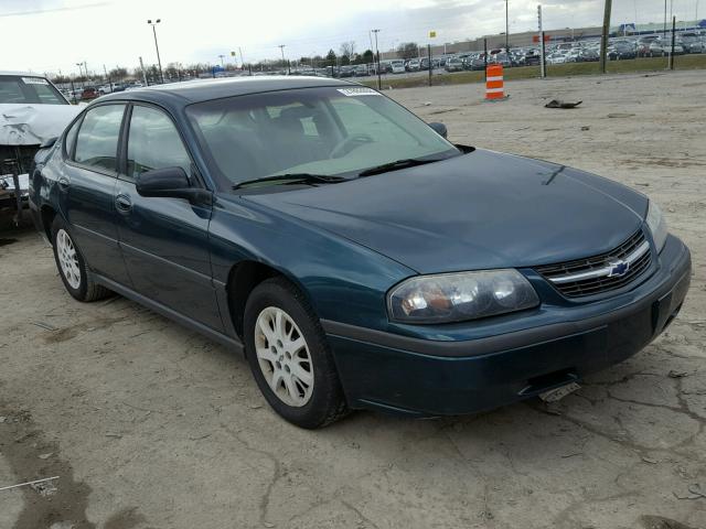 2G1WF55E719188607 - 2001 CHEVROLET IMPALA GREEN photo 1