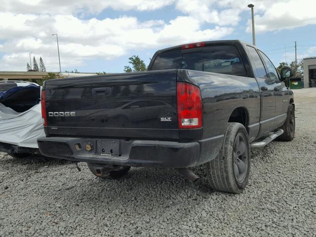 1D7HA18N23S145500 - 2003 DODGE RAM 1500 S BLACK photo 4