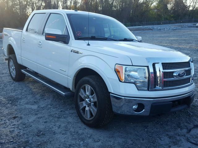 1FTFW1ET8BFC17362 - 2011 FORD F150 SUPER WHITE photo 1