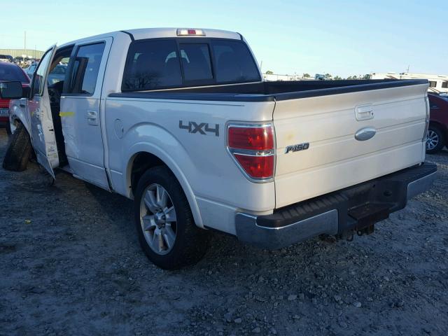 1FTFW1ET8BFC17362 - 2011 FORD F150 SUPER WHITE photo 3