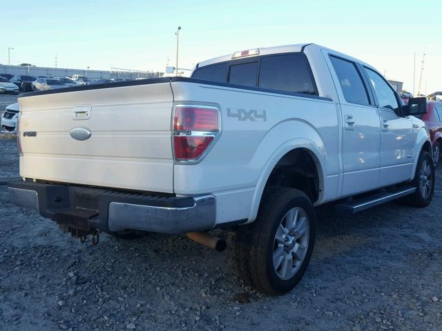 1FTFW1ET8BFC17362 - 2011 FORD F150 SUPER WHITE photo 4