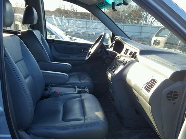 5FNRL18023B155843 - 2003 HONDA ODYSSEY EX BLUE photo 5