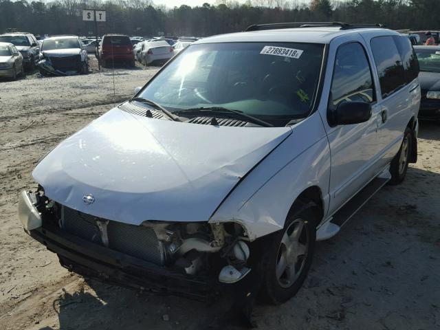 4N2ZN16TX2D807652 - 2002 NISSAN QUEST SE WHITE photo 2