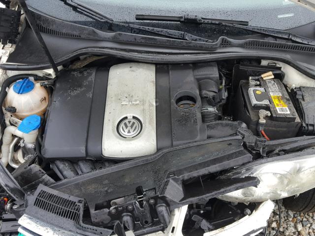 3VWHM71K88M165901 - 2008 VOLKSWAGEN JETTA S WHITE photo 7