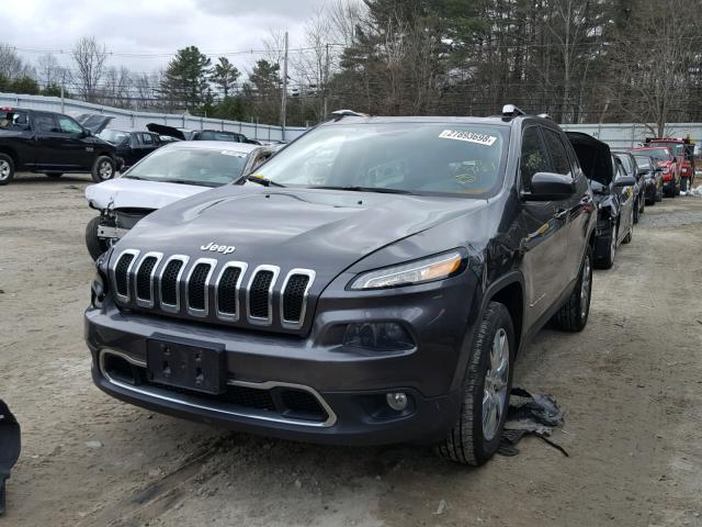 1C4PJMDB6EW173606 - 2014 JEEP CHEROKEE L GRAY photo 2