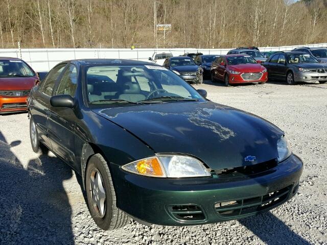 1G1JC524927471009 - 2002 CHEVROLET CAVALIER B GREEN photo 1