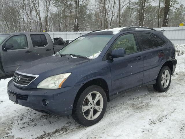 JTJHW31U460028314 - 2006 LEXUS RX 400 BLUE photo 2