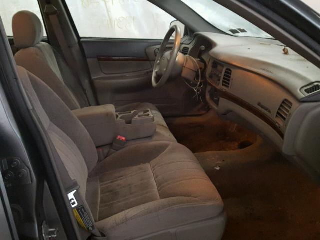 2G1WF52E649448794 - 2004 CHEVROLET IMPALA GRAY photo 5