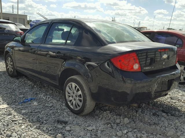 1G1AD5F53A7173621 - 2010 CHEVROLET COBALT 1LT BLACK photo 3