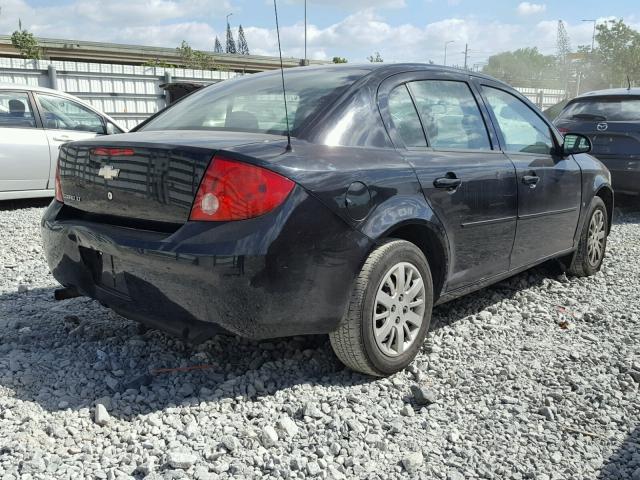 1G1AD5F53A7173621 - 2010 CHEVROLET COBALT 1LT BLACK photo 4