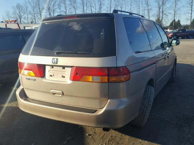 5FNRL18612B013857 - 2002 HONDA ODYSSEY EX GOLD photo 4