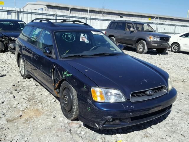 4S3BH625747305683 - 2004 SUBARU LEGACY L S BLUE photo 1