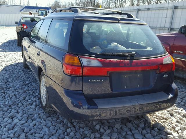 4S3BH625747305683 - 2004 SUBARU LEGACY L S BLUE photo 3