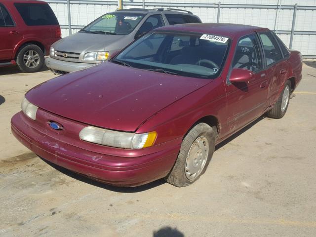 1FALP52U6SA233650 - 1995 FORD TAURUS GL MAROON photo 2