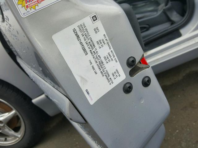 1G2WR5214YF338078 - 2000 PONTIAC GRAND PRIX GRAY photo 10