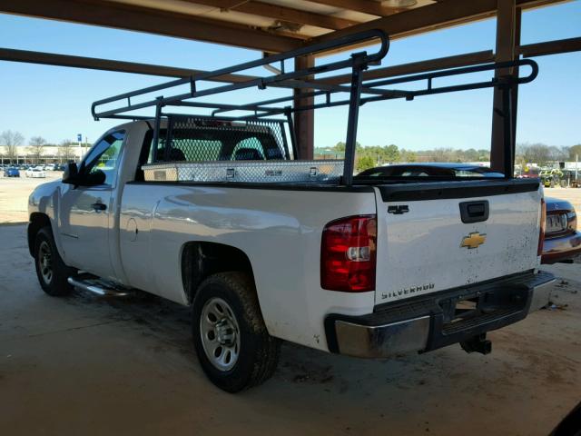 1GCEC14X48Z315126 - 2008 CHEVROLET SILVERADO WHITE photo 3