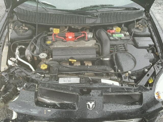 1B3ES66S23D216264 - 2003 DODGE NEON SRT-4 BLACK photo 7