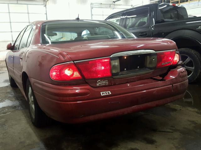 1G4HR54K05U284047 - 2005 BUICK LESABRE LI RED photo 3