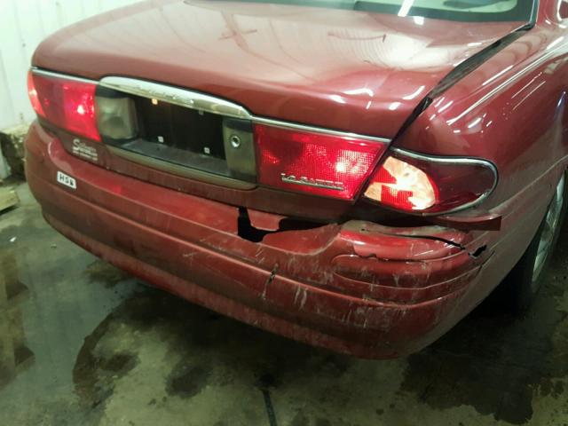 1G4HR54K05U284047 - 2005 BUICK LESABRE LI RED photo 9