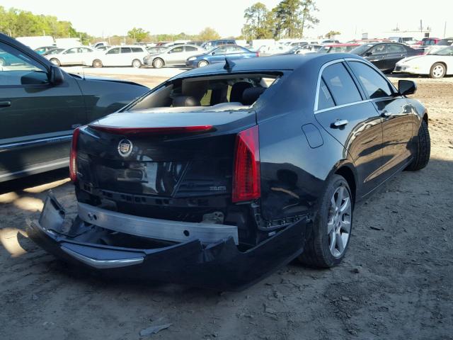 1G6AB5R37D0149524 - 2013 CADILLAC ATS LUXURY BLACK photo 4