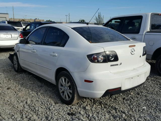 JM1BK12F181779604 - 2008 MAZDA 3 I WHITE photo 3