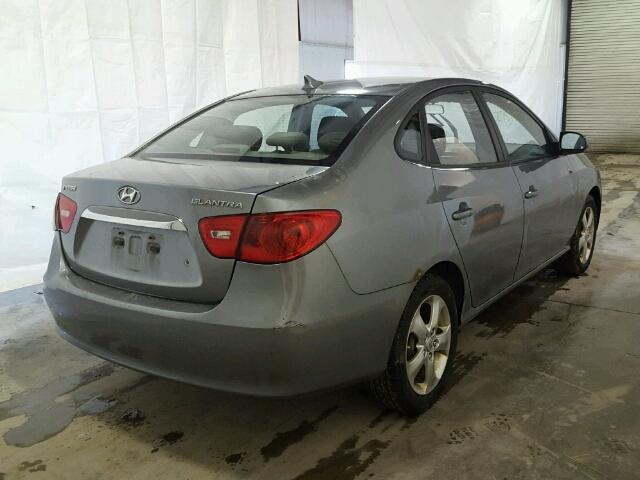 KMHDU4AD8AU047779 - 2010 HYUNDAI ELANTRA BL GRAY photo 4