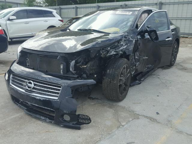 1N4AA5AP6AC871792 - 2010 NISSAN MAXIMA S BLACK photo 2