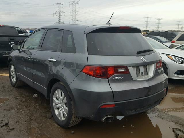 5J8TB1H52BA004403 - 2011 ACURA RDX TECHNO GRAY photo 3