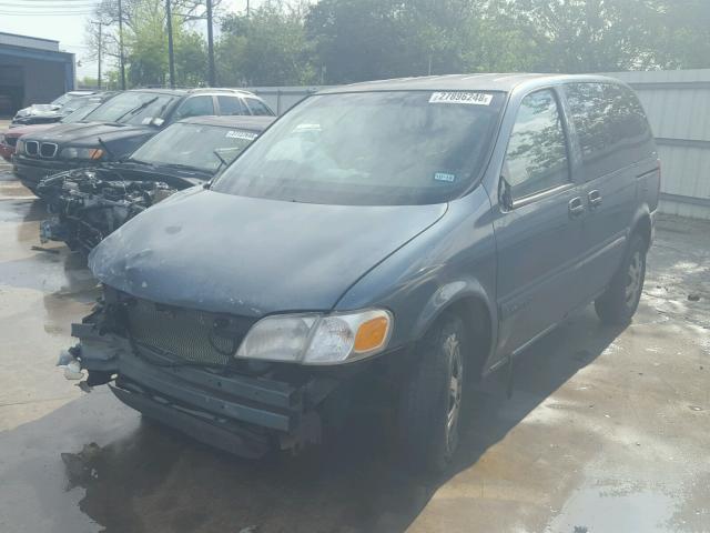 1GNDU03E34D260010 - 2004 CHEVROLET VENTURE BLUE photo 2