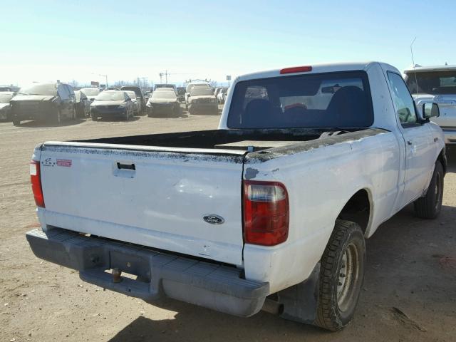 1FTYR10D33PB46941 - 2003 FORD RANGER WHITE photo 4