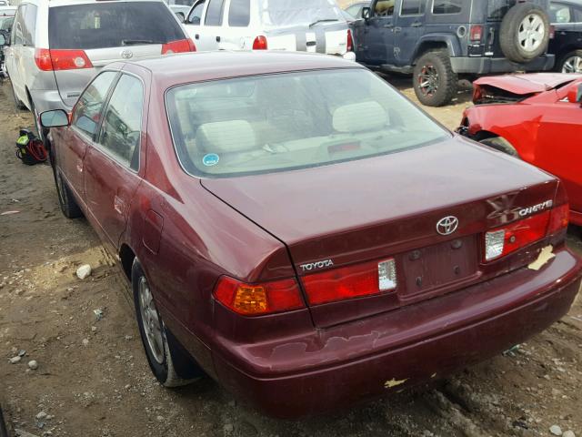 JT2BG22KXY0465128 - 2000 TOYOTA CAMRY CE MAROON photo 3