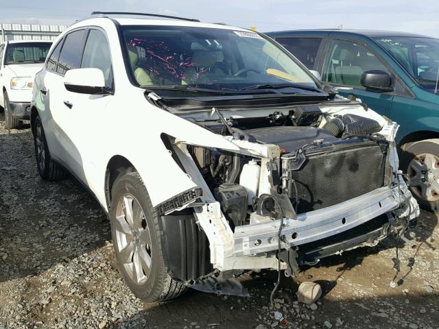 5FRYD4H85FB010685 - 2015 ACURA MDX ADVANC WHITE photo 1