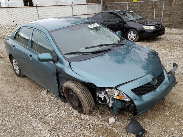 2T1BU4EE5AC503717 - 2010 TOYOTA COROLLA BA GREEN photo 1