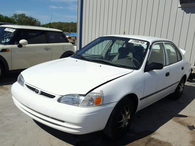 1NXBR12EXXZ258103 - 1999 TOYOTA COROLLA VE WHITE photo 2