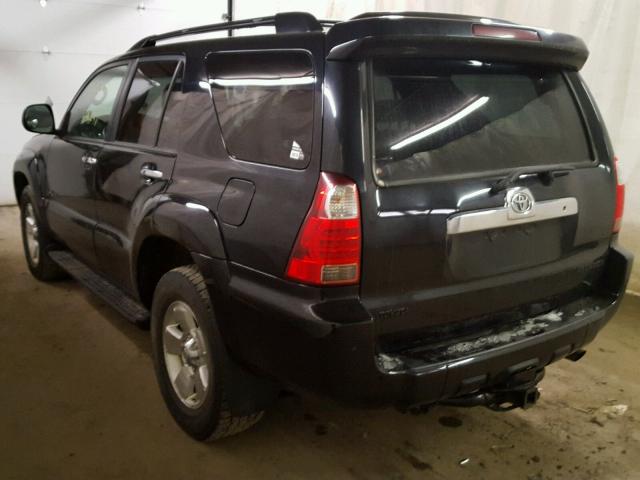 JTEBT14R770066629 - 2007 TOYOTA 4RUNNER SR BLACK photo 3