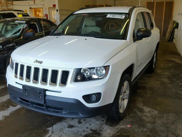 1C4NJDBB0FD239106 - 2015 JEEP COMPASS SP WHITE photo 2