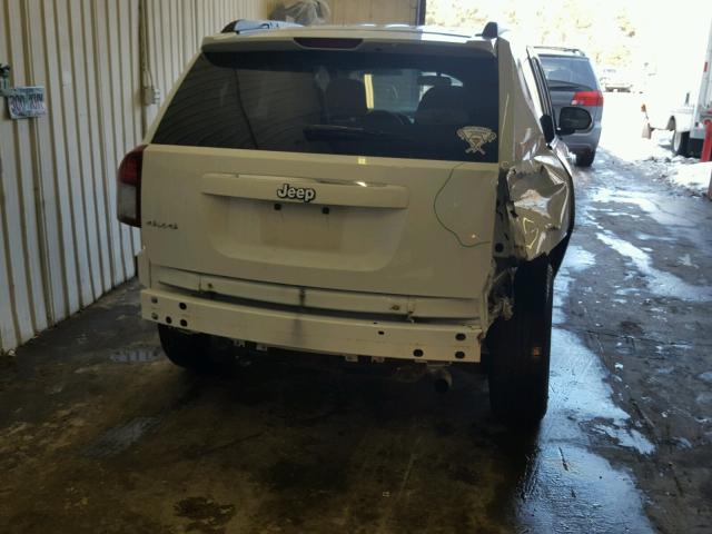 1C4NJDBB0FD239106 - 2015 JEEP COMPASS SP WHITE photo 9