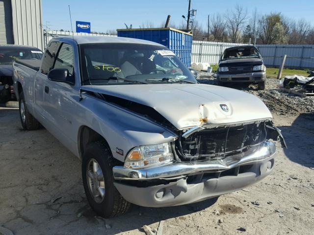 1B7GL22N4YS631084 - 2000 DODGE DAKOTA SILVER photo 1