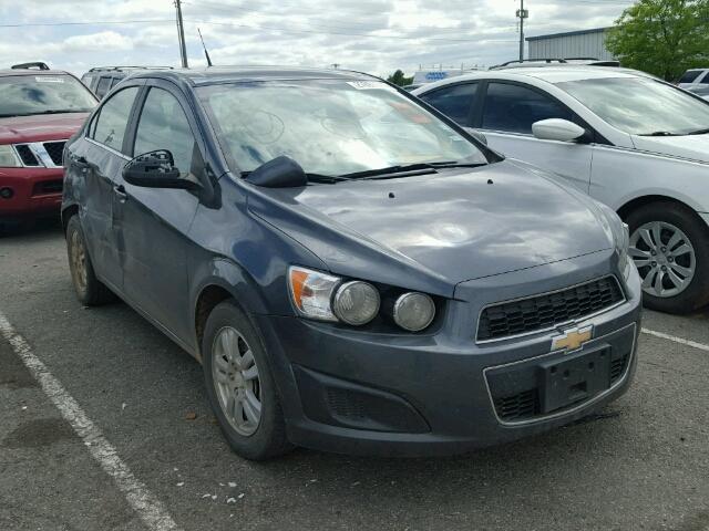 1G1JC5SH2D4240802 - 2013 CHEVROLET SONIC LT GRAY photo 1