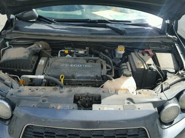 1G1JC5SH2D4240802 - 2013 CHEVROLET SONIC LT GRAY photo 7