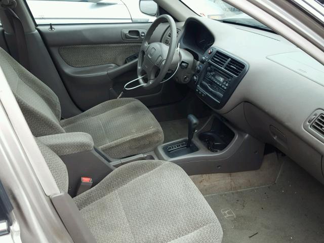 1HGEJ8641YL021186 - 2000 HONDA CIVIC EX ვერცხლისფერი ფოტო 5