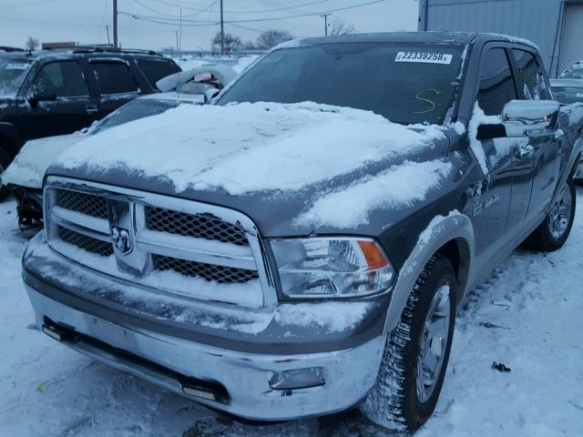 3D7TP2CT2AG175816 - 2010 DODGE RAM 2500 GRAY photo 2