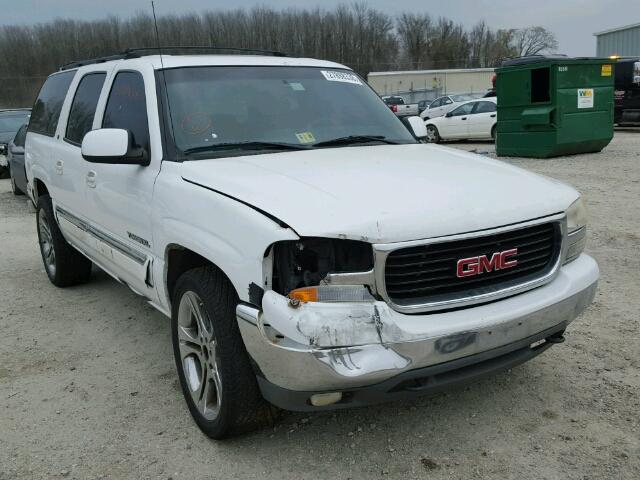 3GKEC16T41G161974 - 2001 GMC YUKON XL C WHITE photo 1