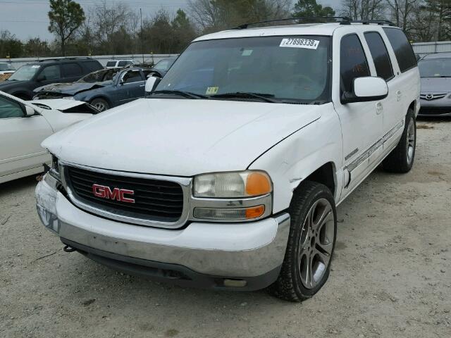 3GKEC16T41G161974 - 2001 GMC YUKON XL C WHITE photo 2