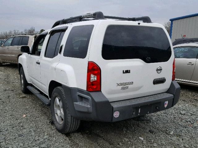 5N1AN08U87C502711 - 2007 NISSAN XTERRA OFF WHITE photo 3