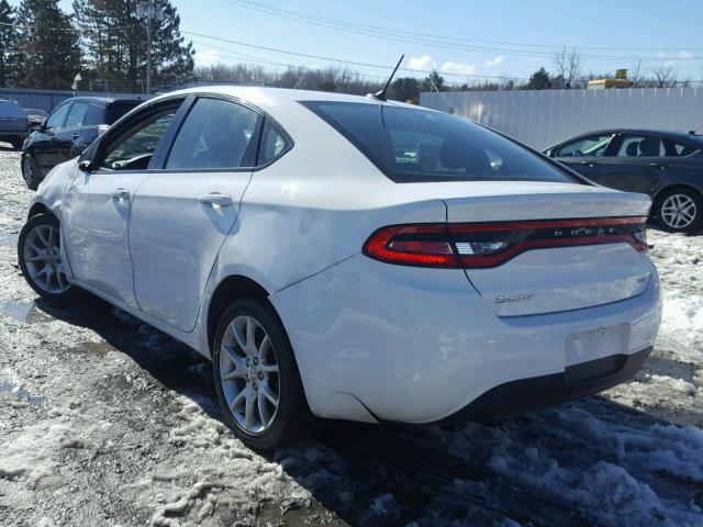 1C3CDFBA8DD251958 - 2013 DODGE DART SXT WHITE photo 3